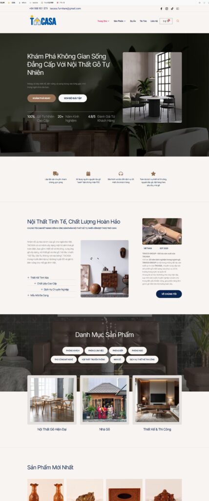 Dự án thiết kế website Dương Thái Sang (1)